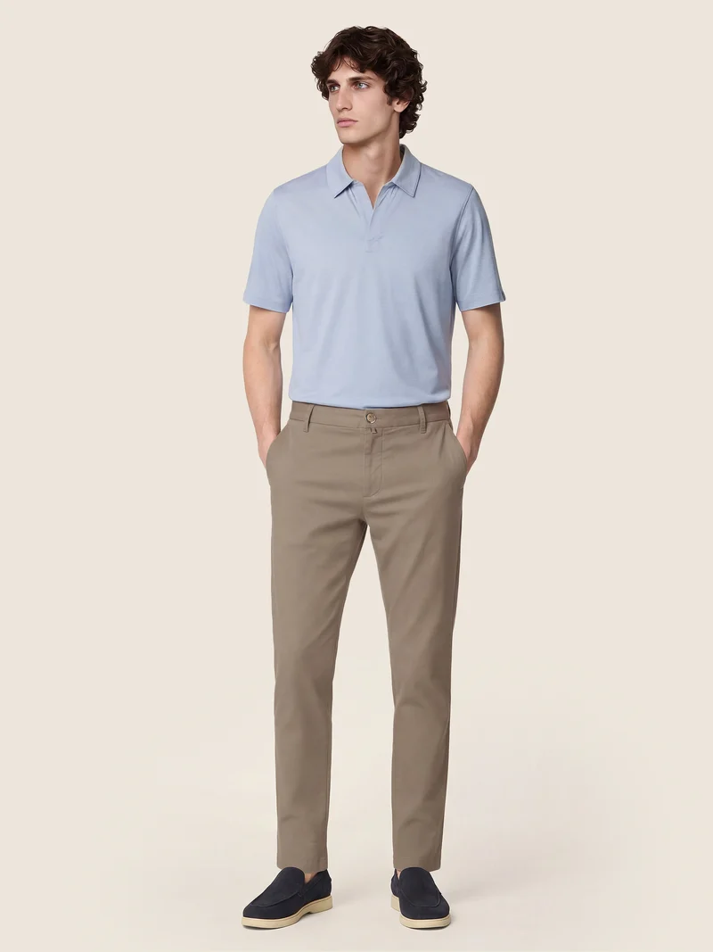 Gray - Pants in Stretch Twill