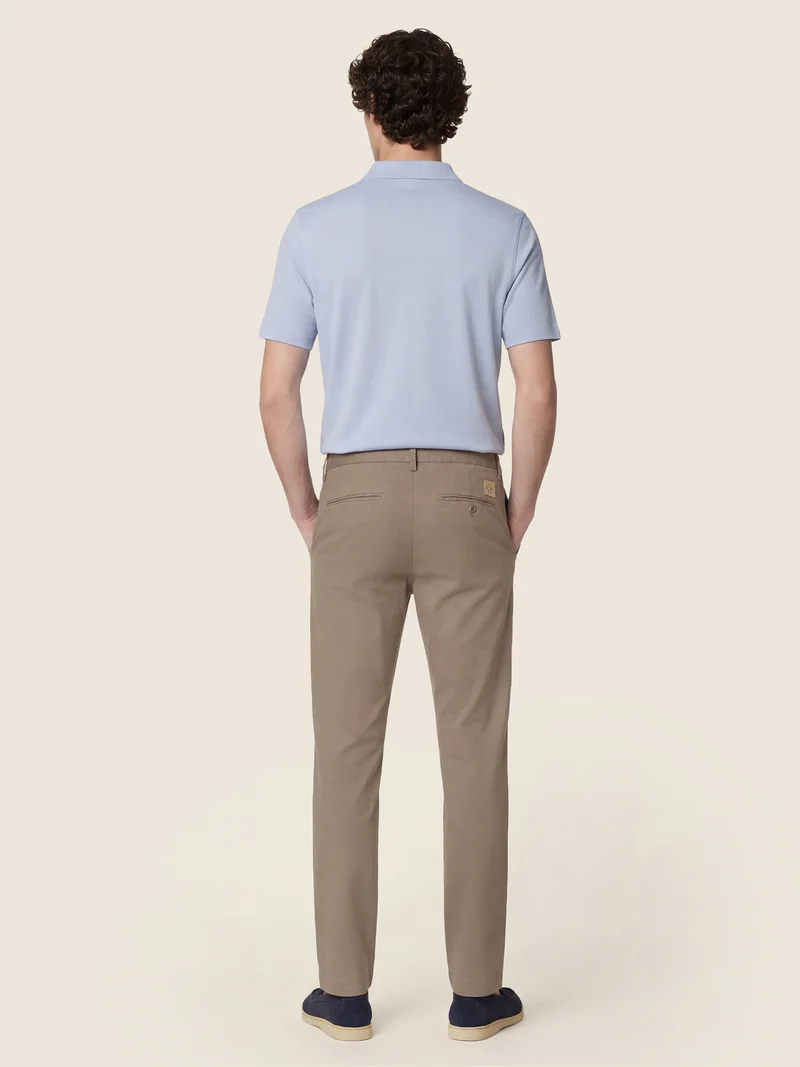 Gray - Pants in Stretch Twill