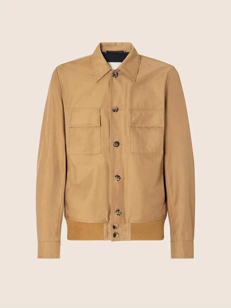 Cotton and Nylon Bomber