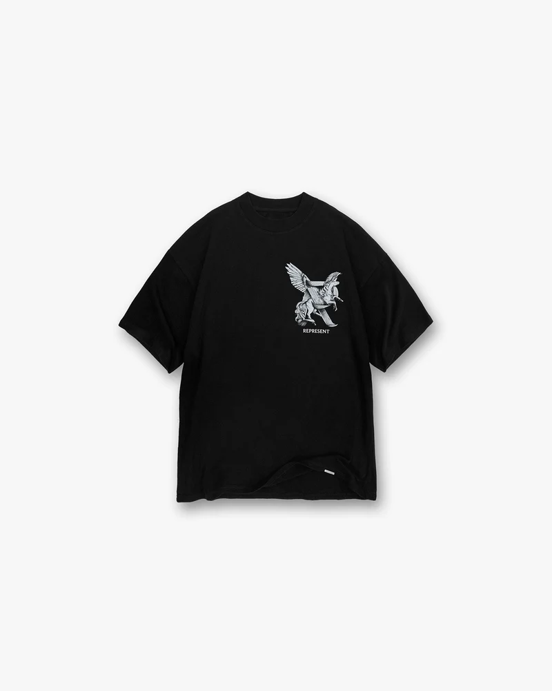 Elegance In Motion T-Shirt - Jet Black
