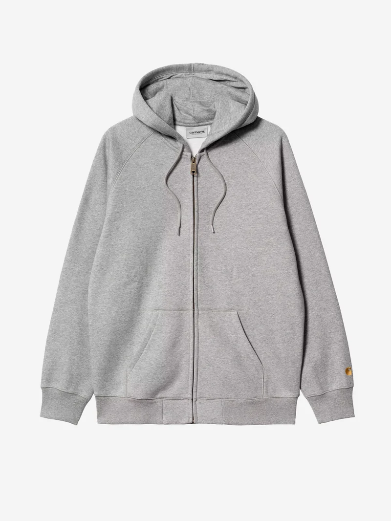 Hooded 'Chase' Jacket grigia con zip