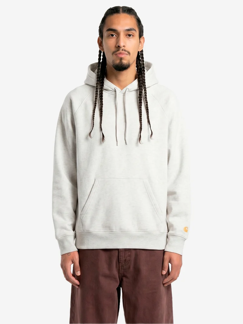 Hooded 'Chase' Sweat grigia chiaro