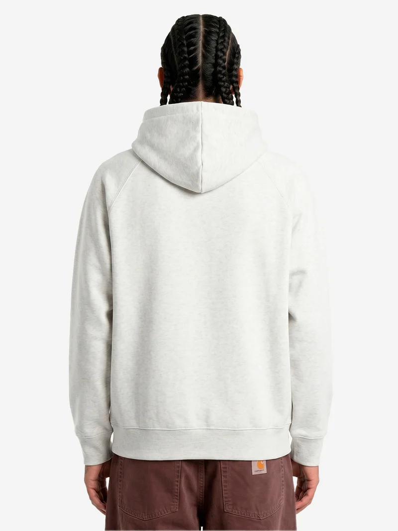 Hooded 'Chase' Sweat grigia chiaro