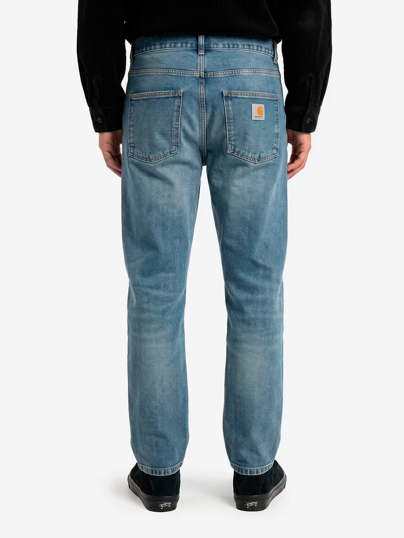 Pantaloni 'Newel' in denim blu dark used wash