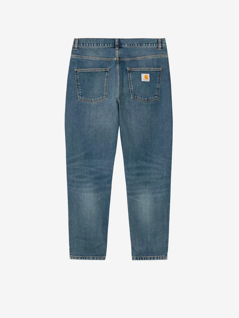 Pantaloni 'Newel' in denim blu dark used wash