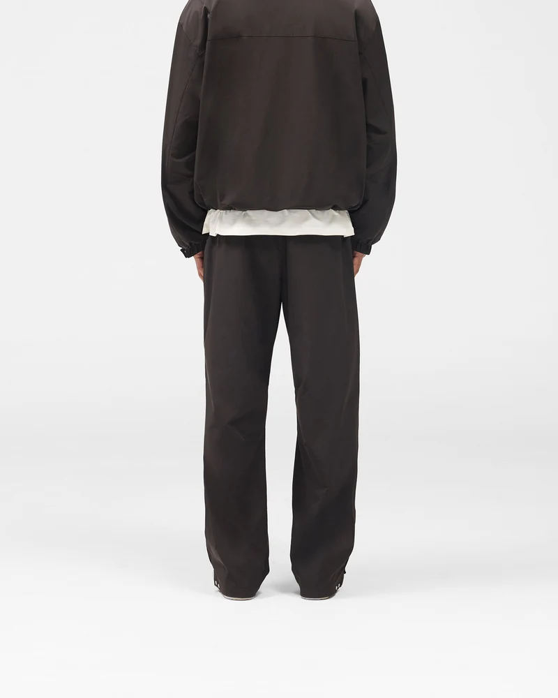 Initial Nylon Track Pant - Coffee