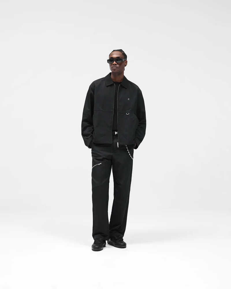 Nylon Overshirt - Jet Black