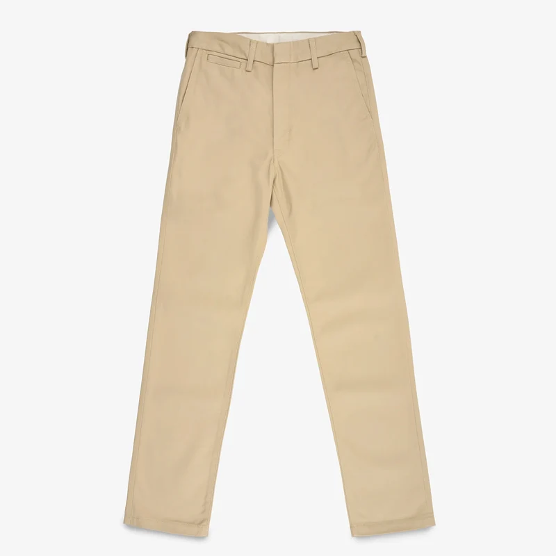 IH-730-KHA 12 oz. Heavy Cotton Regular Fit Chinos Khaki