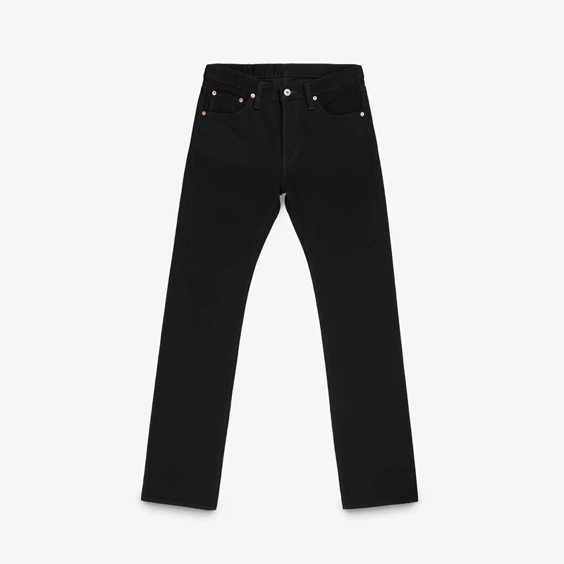 IH-666S-142bb 14 oz. Slim Straight Black/Black