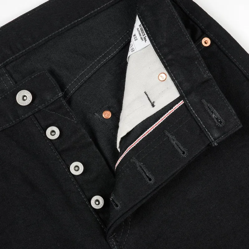 IH-666S-142bb 14 oz. Slim Straight Black/Black