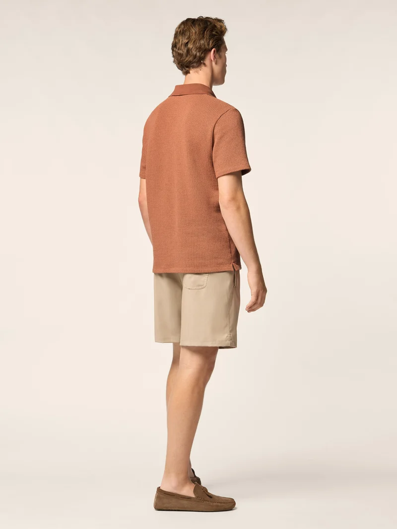 Cotton-Silk Jersey Polo