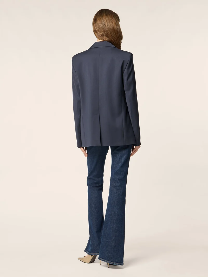 Stretch Wool Twill Blazer