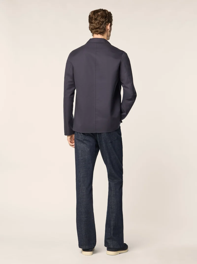 Reversible Sea Island Cotton Overshirt