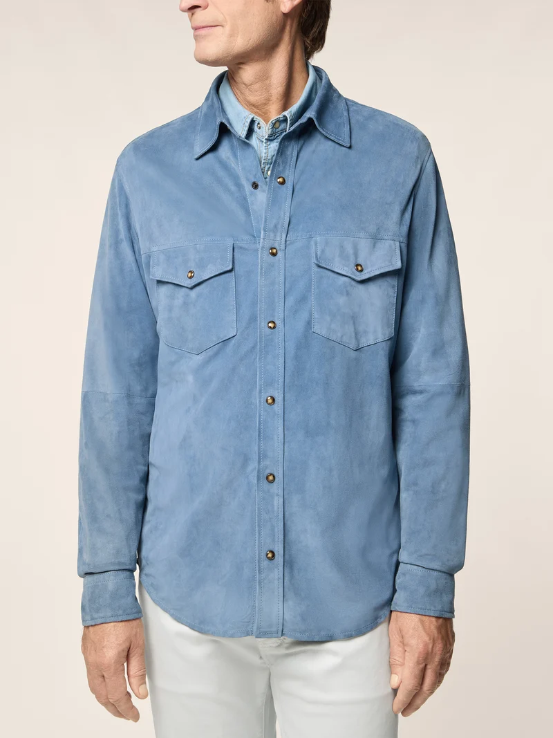 Suede Overshirt