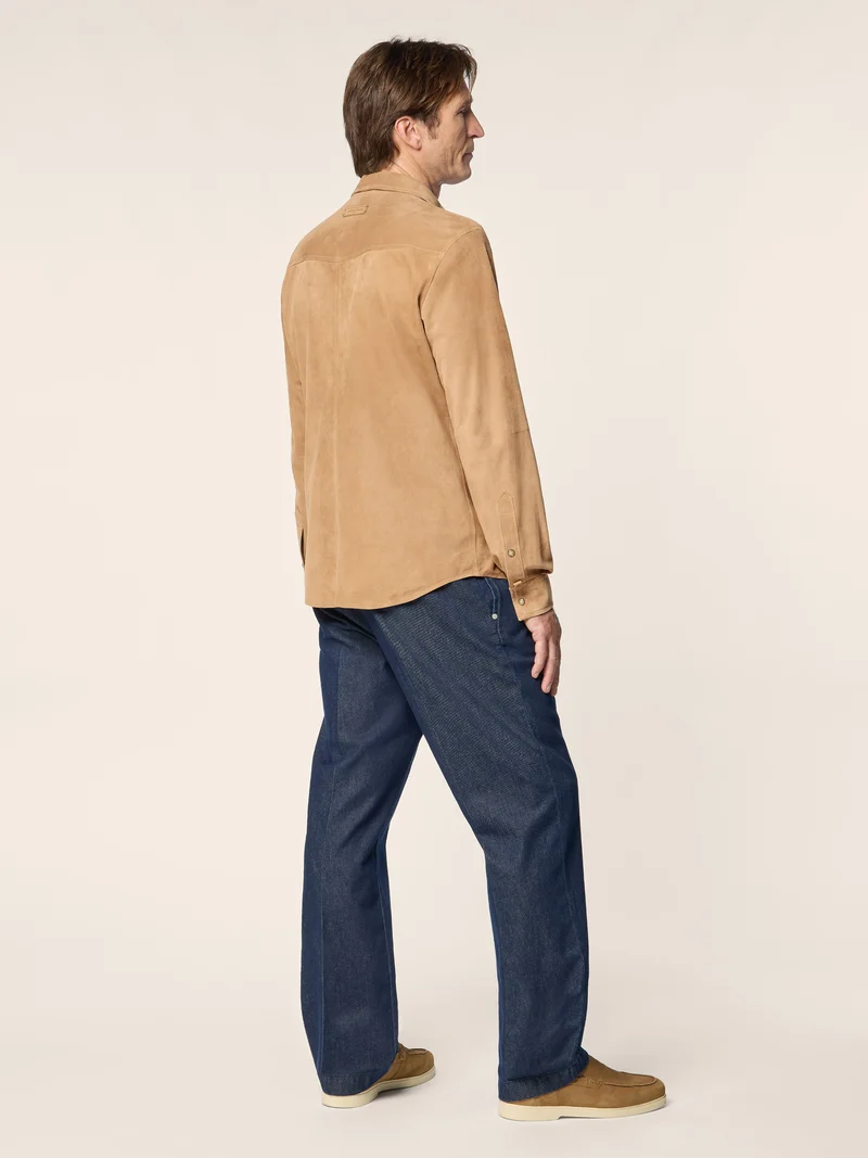 Suede Overshirt