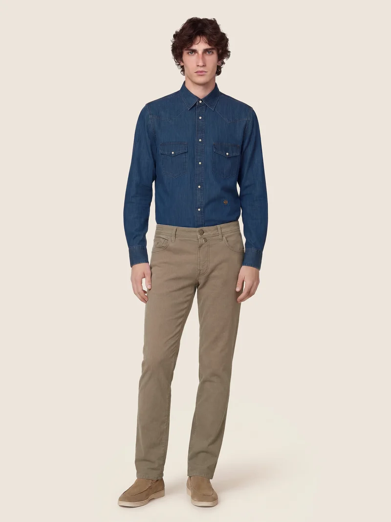 Bard Fast – Pants in Honeycomb Stretch Cotton
