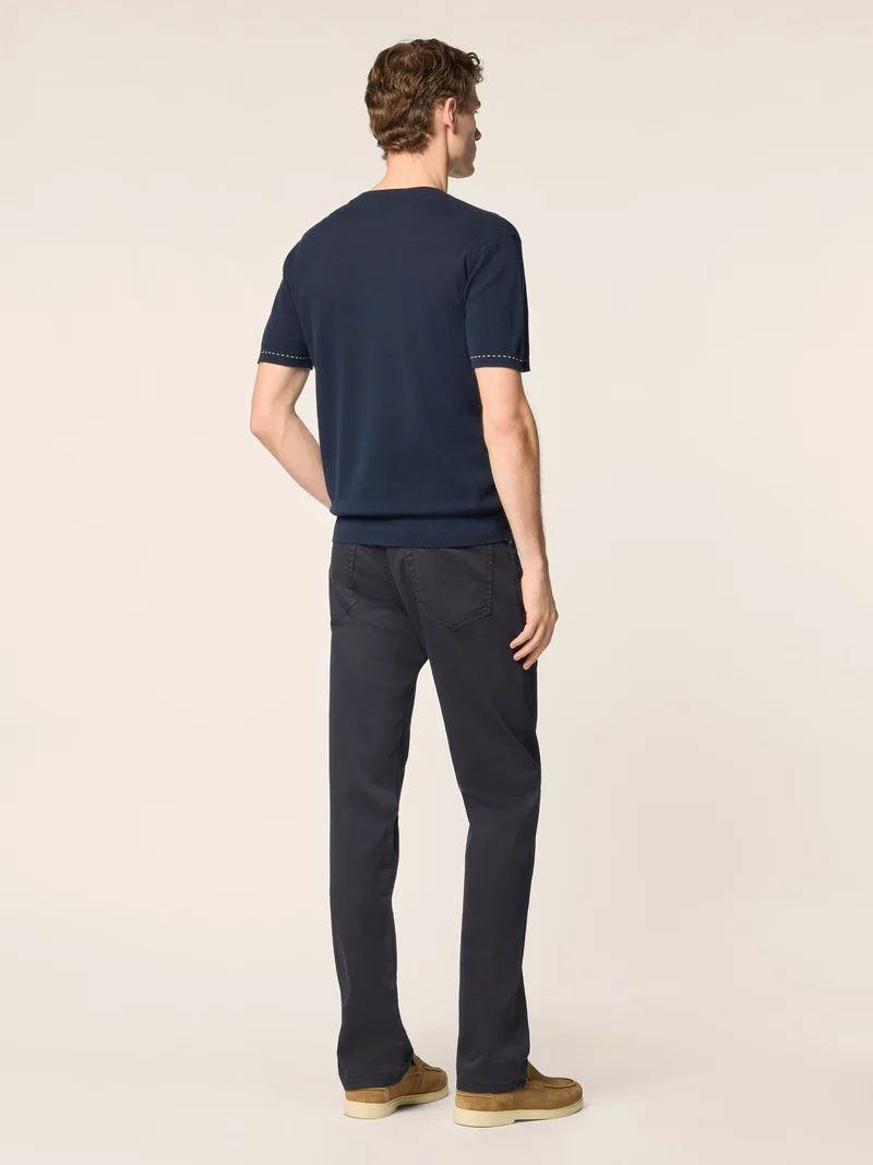 Combed Cotton Knit Top