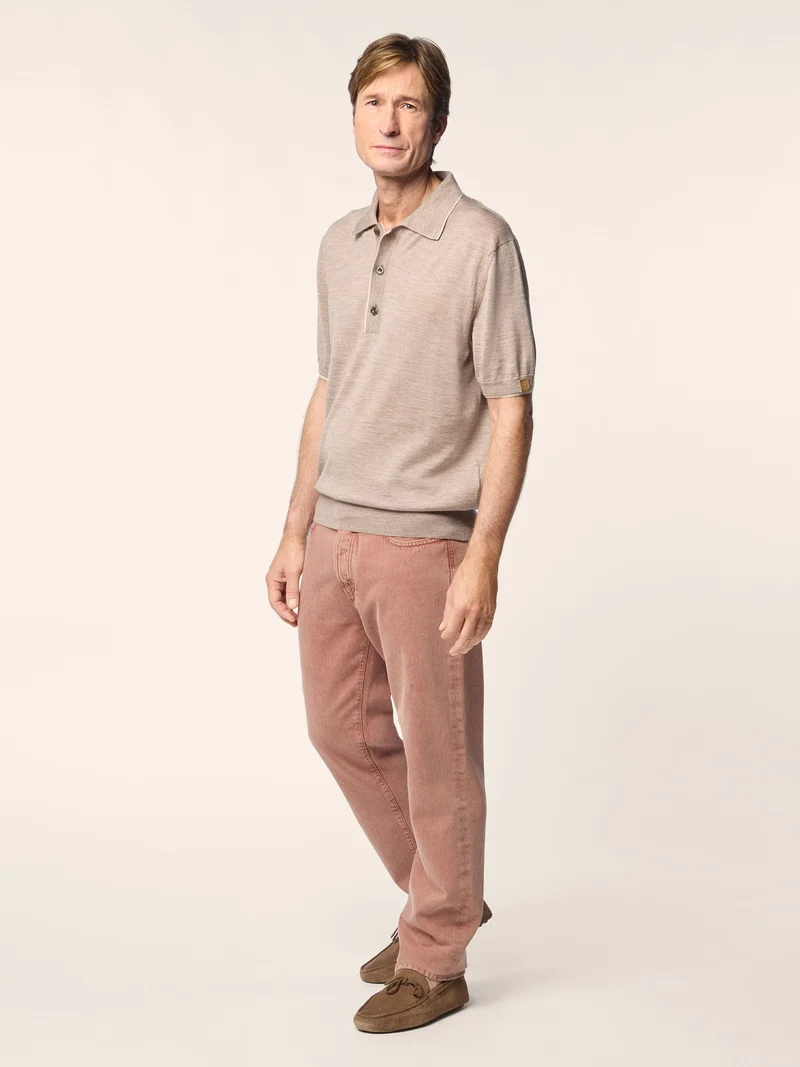 Edo - Pants in Cotton Bull Fabric