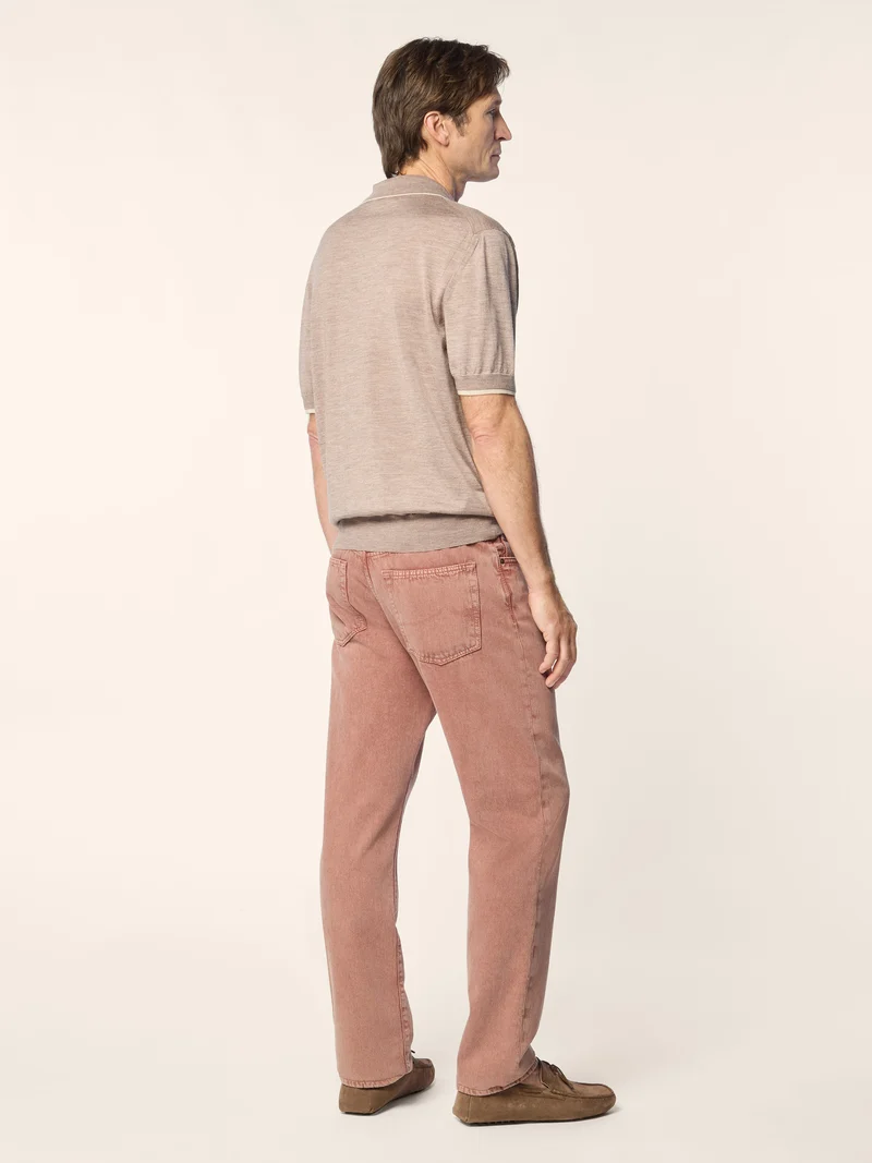 Edo - Pants in Cotton Bull Fabric