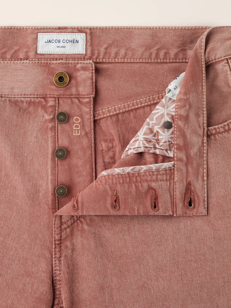 Edo - Pants in Cotton Bull Fabric