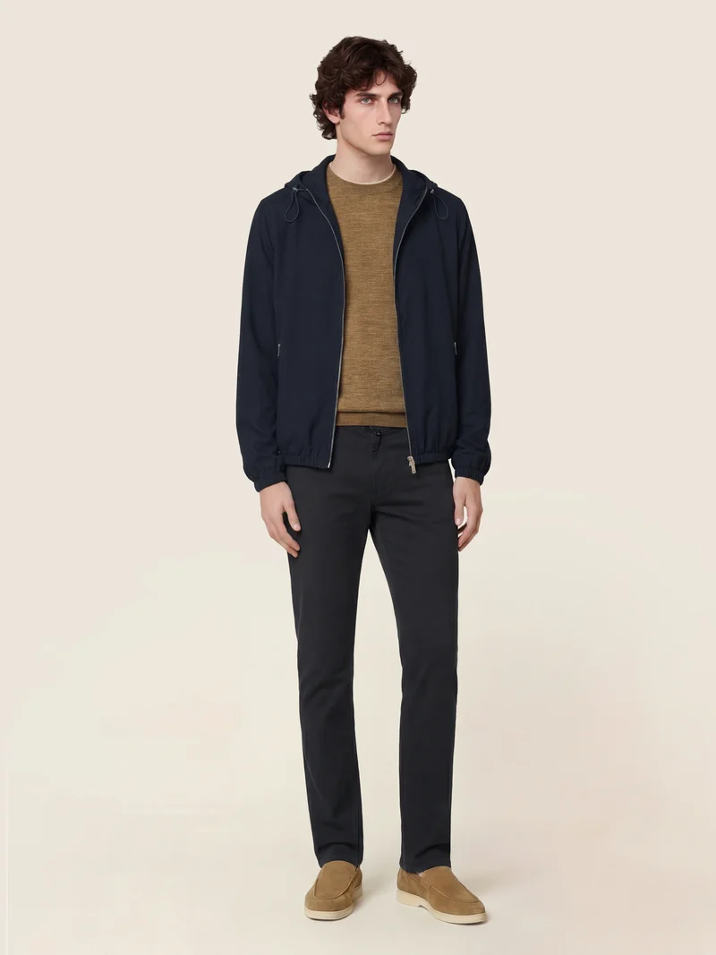 Nick - Pants in Stretch Gabardine