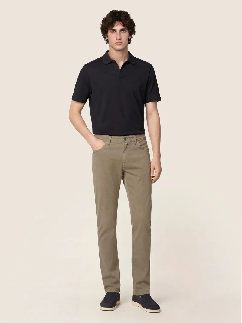 Nick - Pants in Stretch Gabardine
