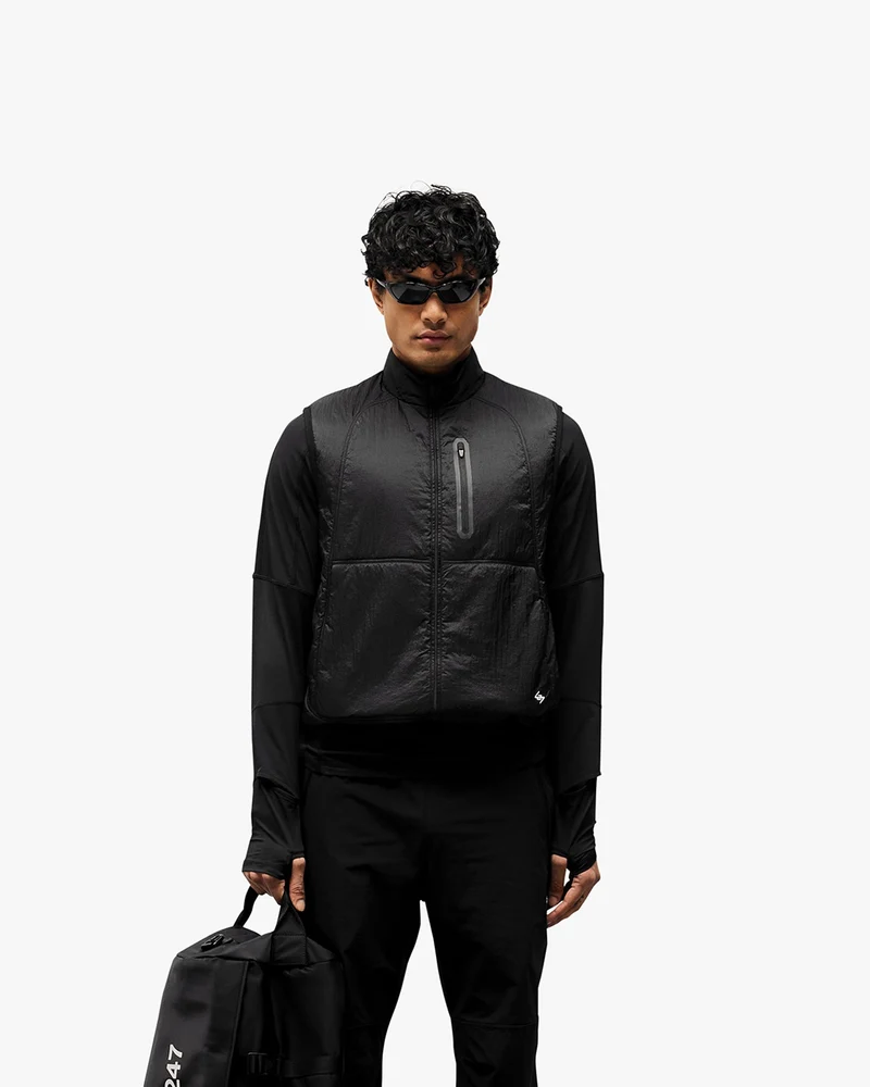 247 Run Gilet - Black