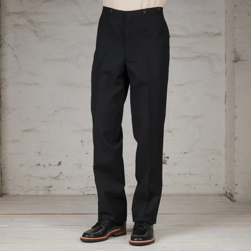 Army Serge Butler Pants Black