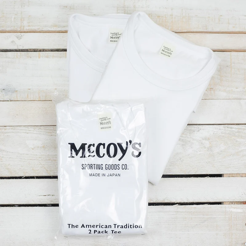 McCoy's 2pack Heavyweight Tee Weiß