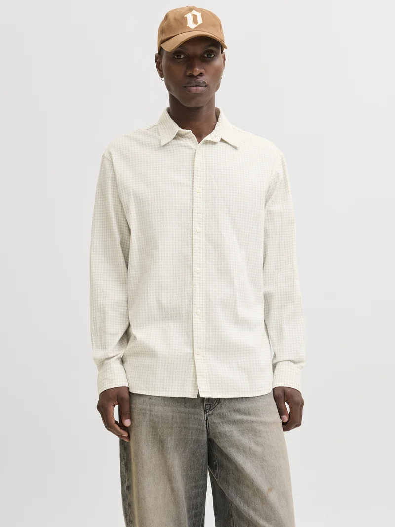 JJCONRAD CHECK SEERSUCKER SHIRT LS, String