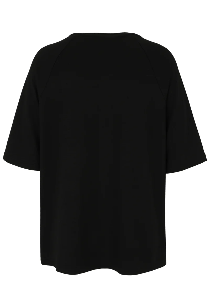 T-Shirt 1/2 Arm, Schwarz/WeiSS