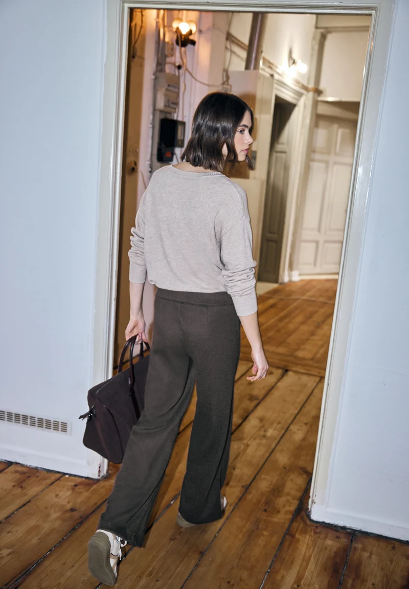 Studio_Wide Leg MW Salt and Pe, java brown