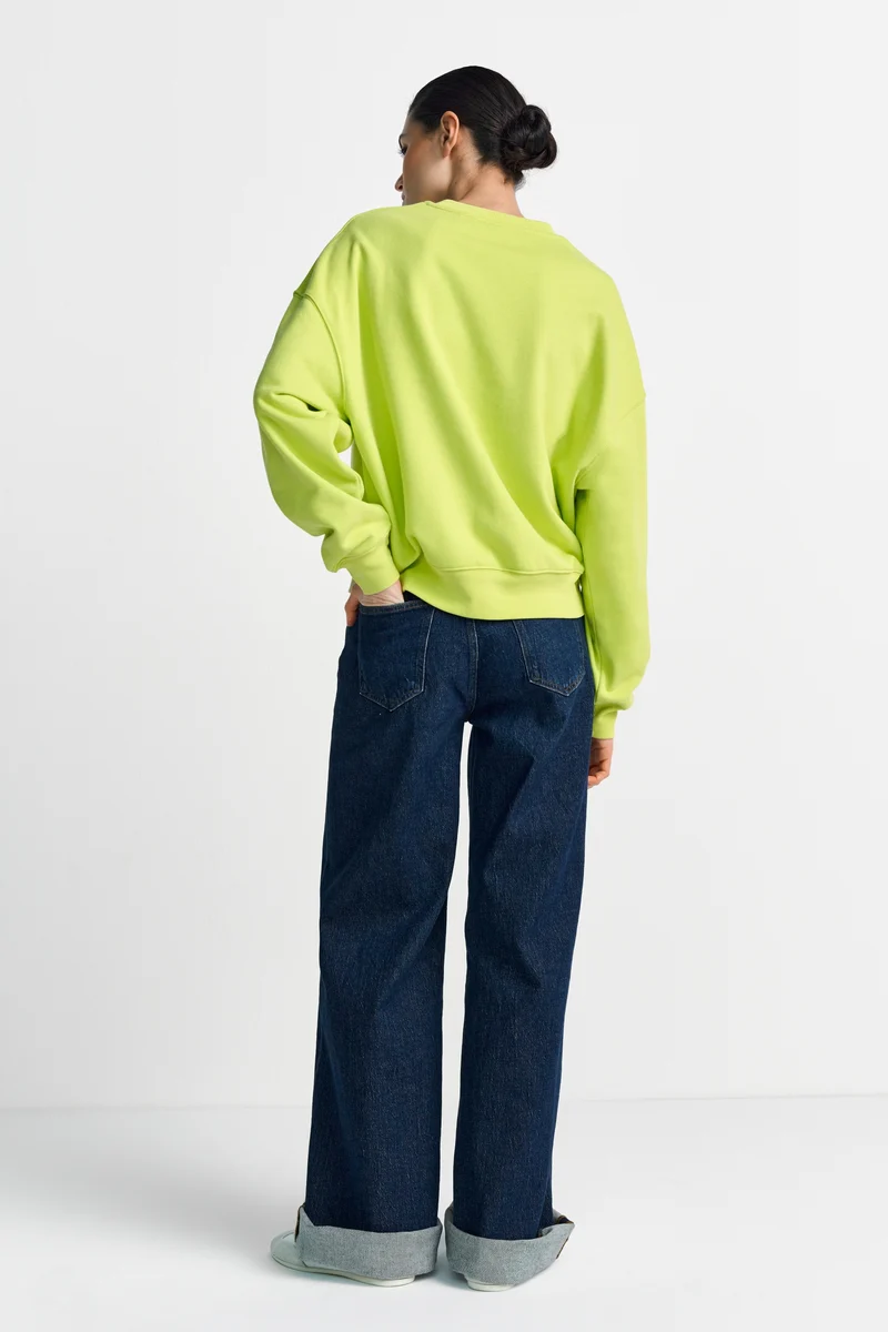 O Oversized Sweater, urban lime