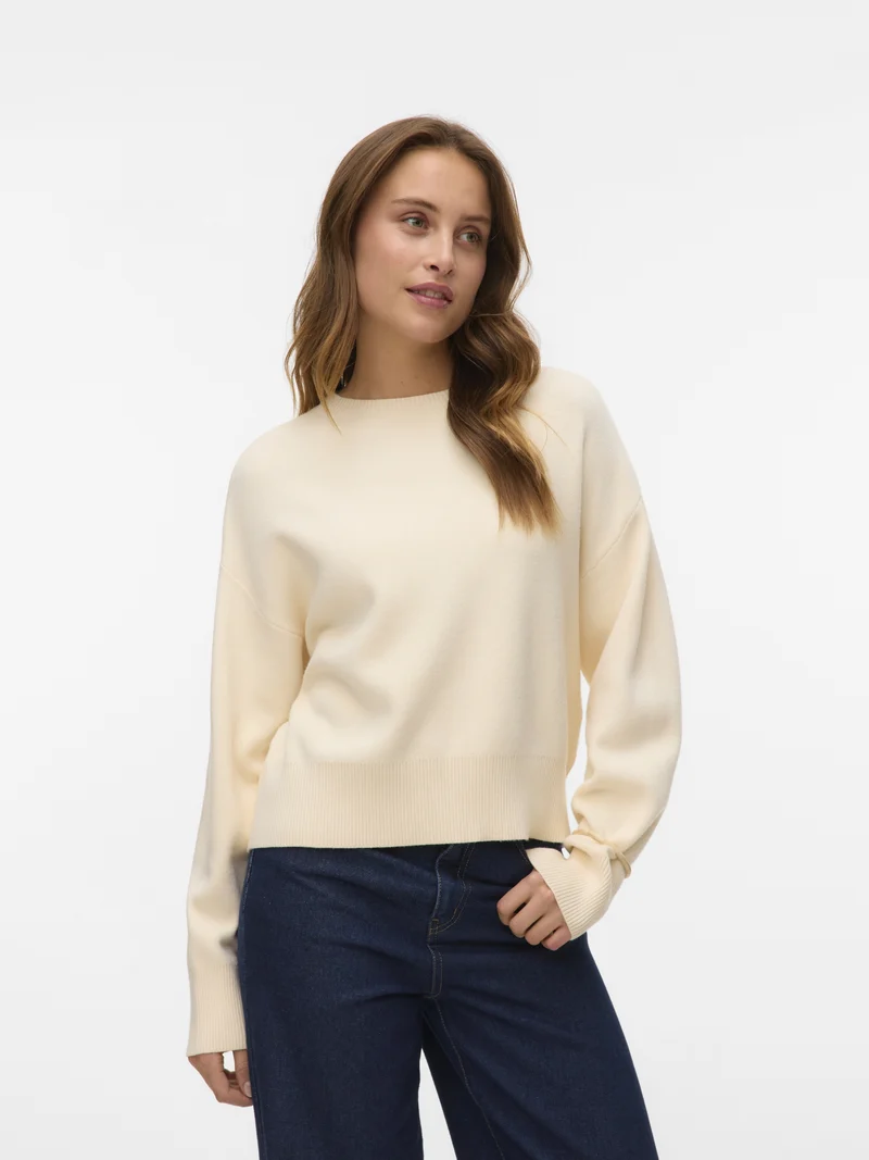 VMGOLD ART LS O-NECK PULLOVER, Birch