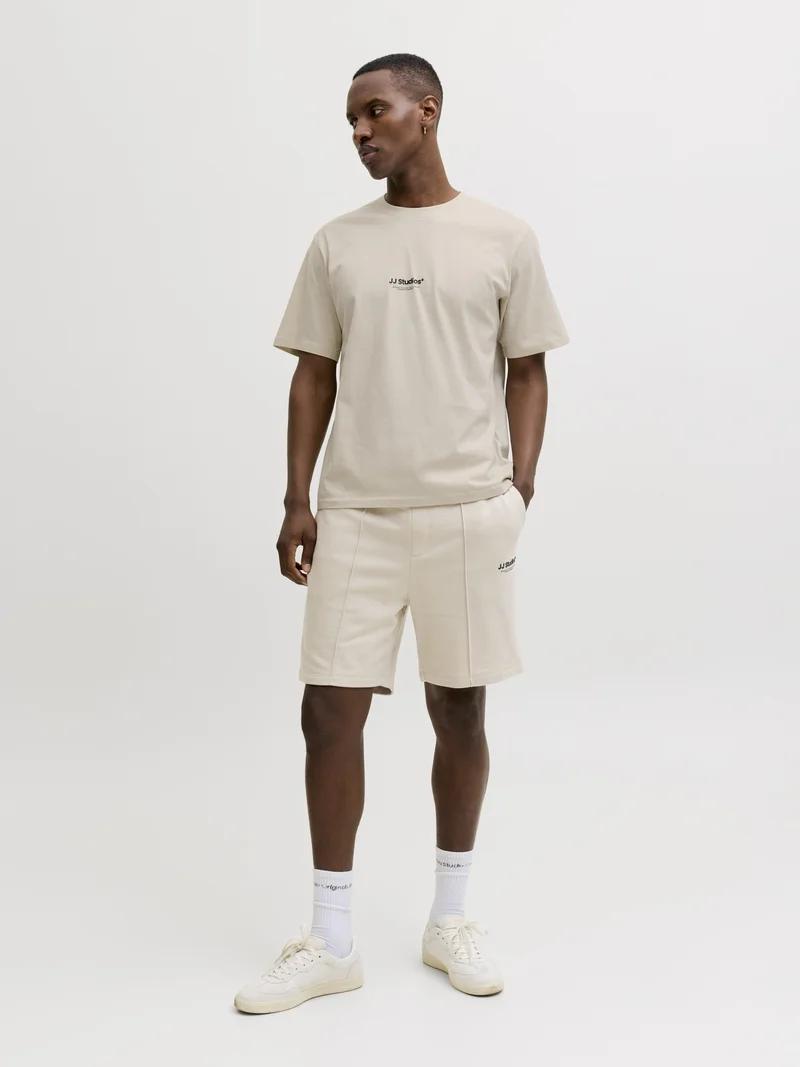 JJESOHO TEE SS CREW NECK NOOS, Moonbeam
