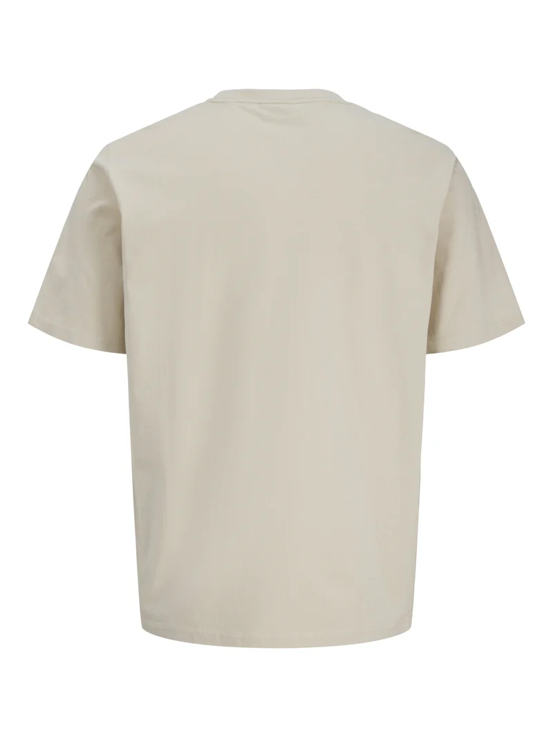 JJESOHO TEE SS CREW NECK NOOS, Moonbeam