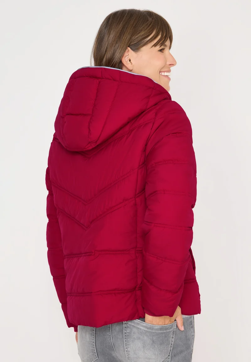 TOS Sportive Padded Jacket, beaujolais red