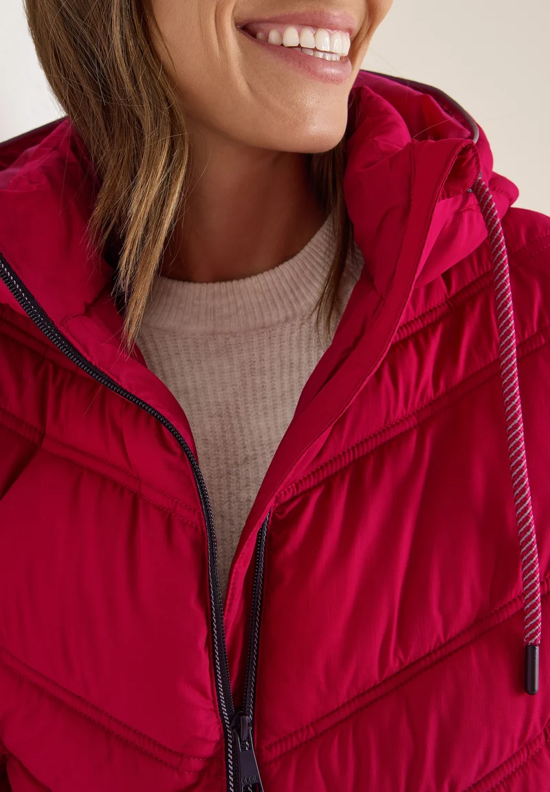 TOS Sportive Padded Jacket, beaujolais red