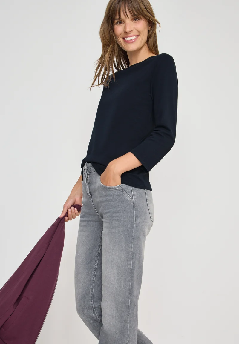 NOS Basic Boatneck, universal blue