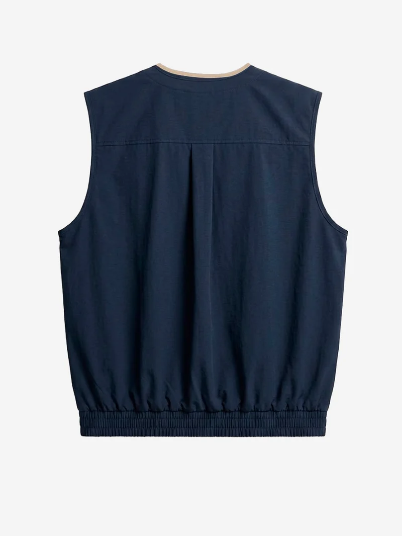 Gilet da golf blu oversize Dri-FIT antivento