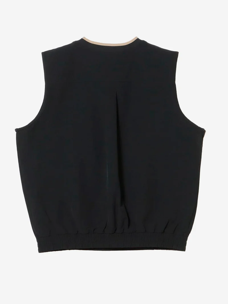 Gilet da golf nero oversize Dri-FIT antivento