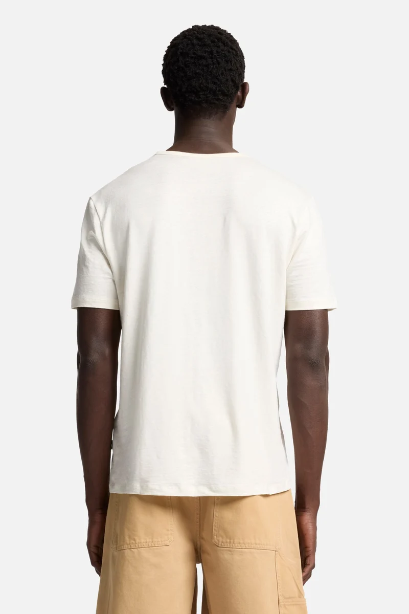 Linen Tee in White