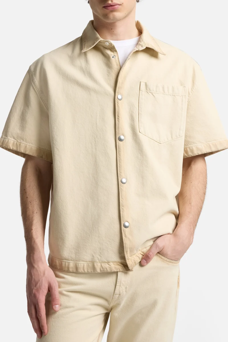 Denim Camp Shirt in Freehand