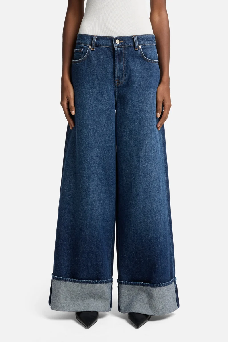 MANKIND Marie Cuffed Wide Leg in Radar