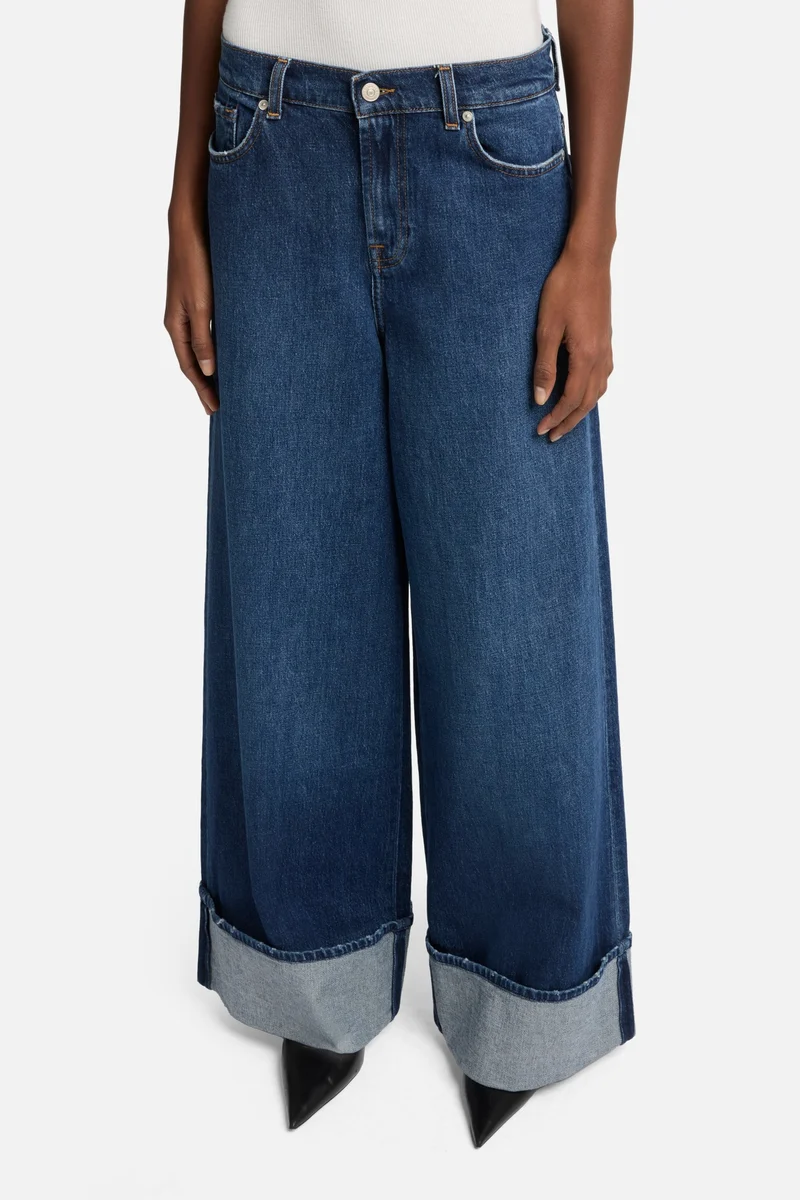 MANKIND Marie Cuffed Wide Leg in Radar