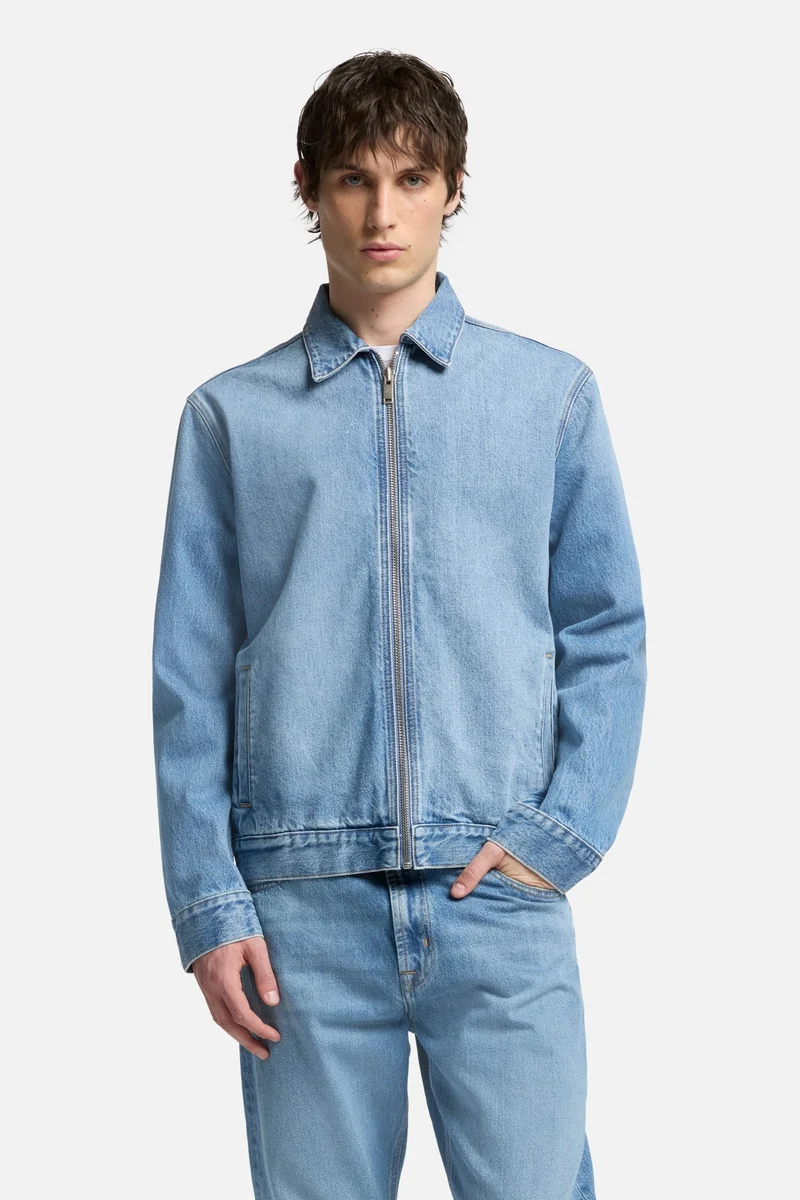 Denim Harrington Jacket in Mason