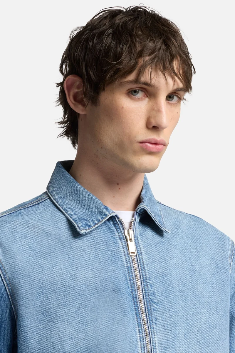 Denim Harrington Jacket in Mason