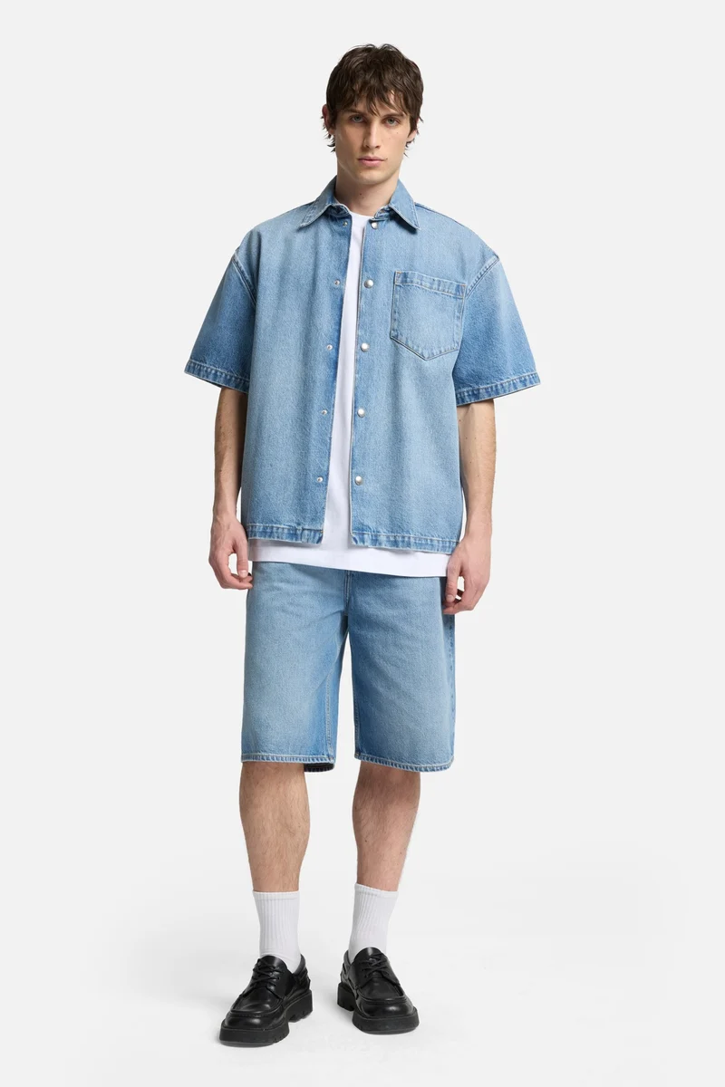 Denim Camp Shirt in Mason