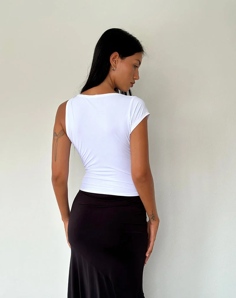 Dannas Asymmetrisches Top in Weiß