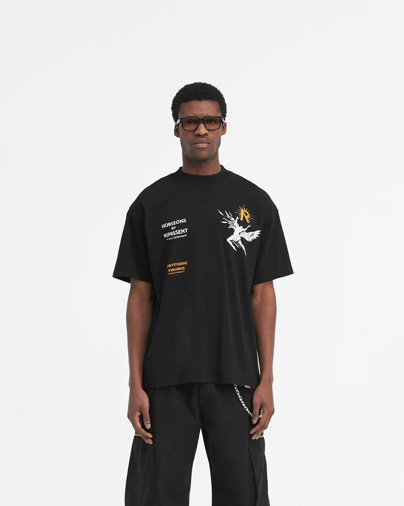 Icarus T-Shirt - Jet Black